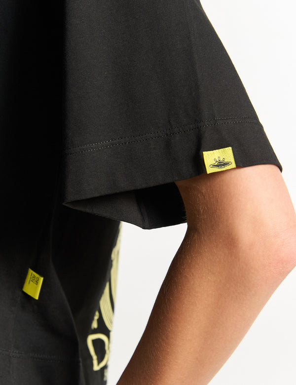 Oversize T-Shirt *Al Ritmo de Medallo* Black Women