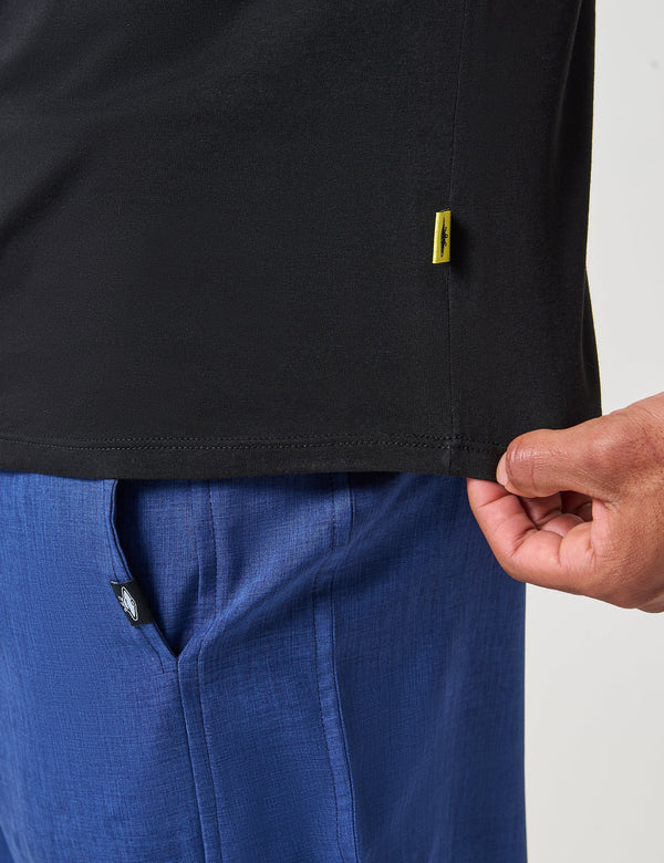 Men’s Face Trip Black Regular-Fit T-Shirt