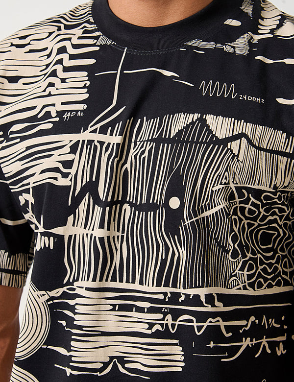 Men’s Cimatic Black Oversize T-Shirt