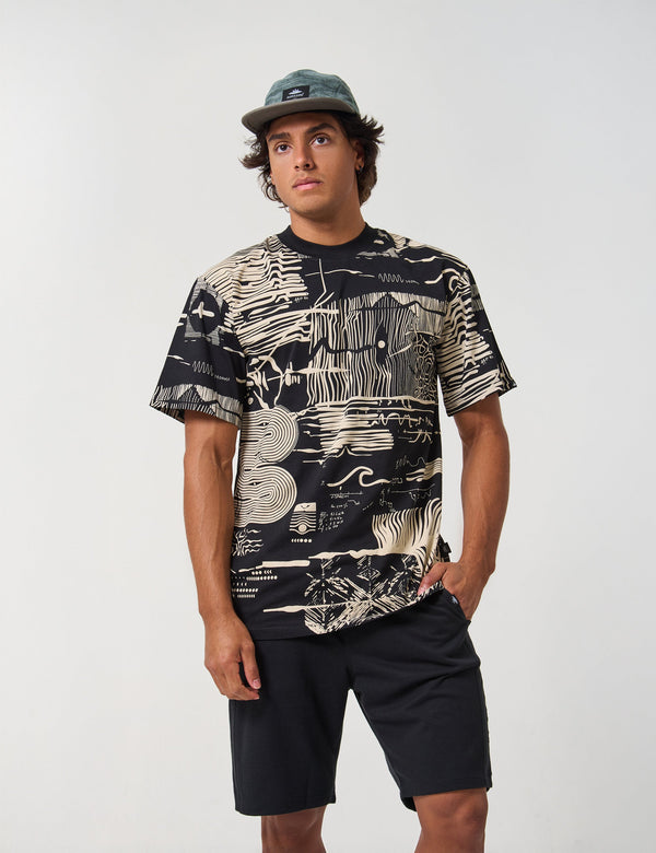 Men’s Cimatic Black Oversize T-Shirt