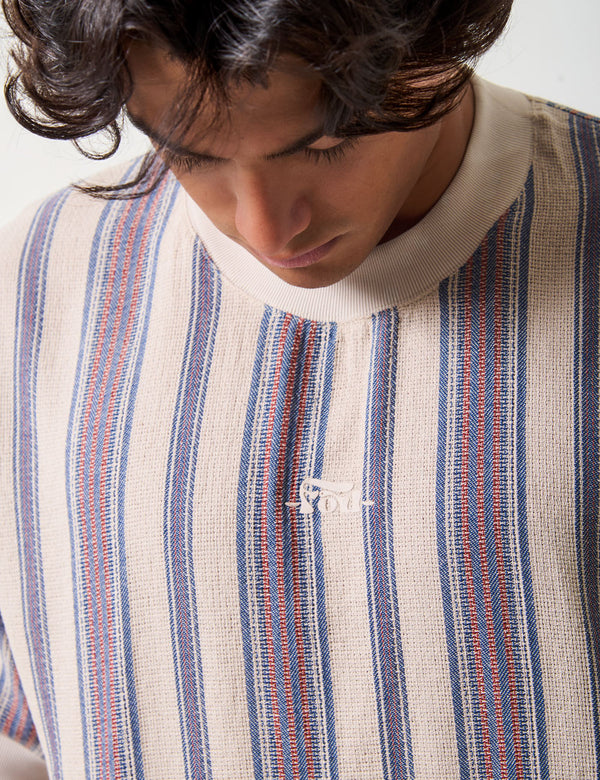 Men's Boxy Fit Shoreline Multicolor T-Shirt