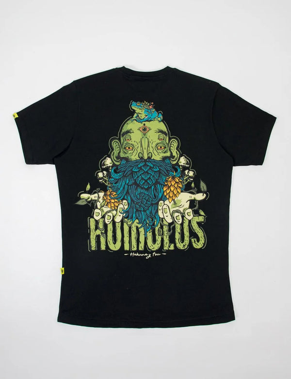 Humulus Men's Regular Fit T-Shirt Black