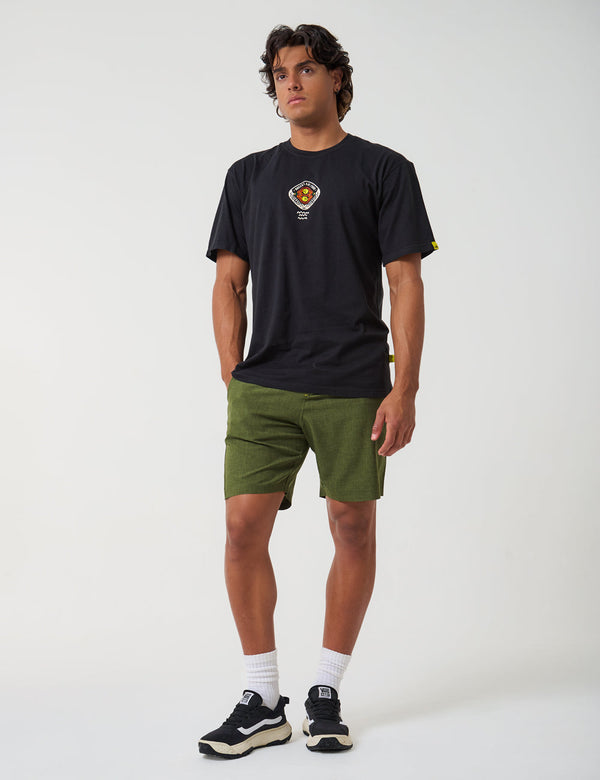 Ancestral Frog Men Oversize black T-shirt