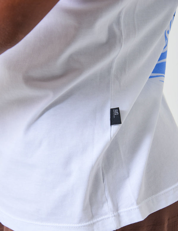 Mudra Men Regular Fit white T-shirt