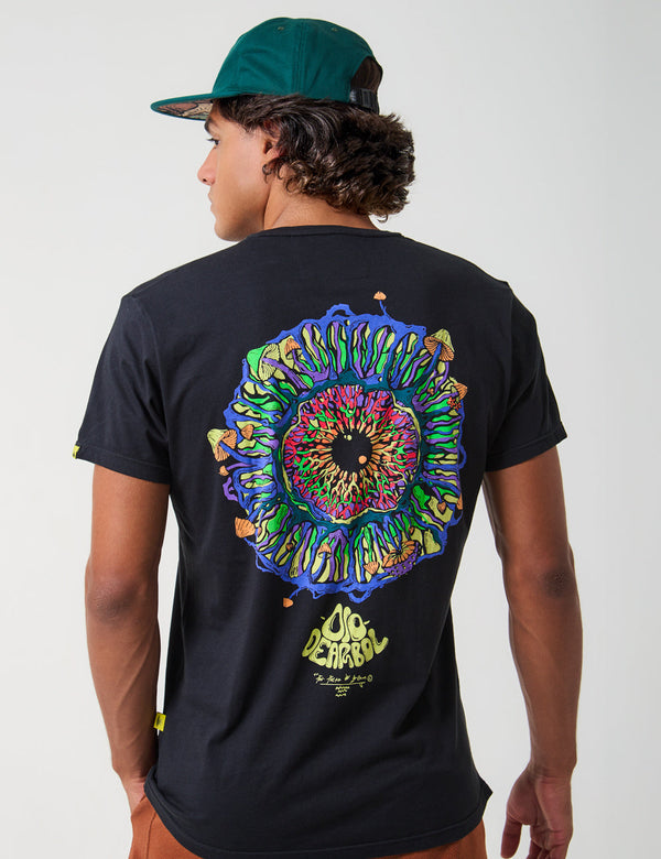 Ojo de Árbol Men Oversize black T-shirt