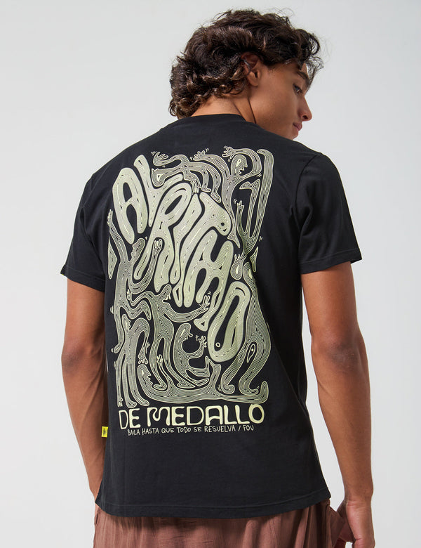 Men’s Soul Rhythm Black Regular-Fit T-Shirt