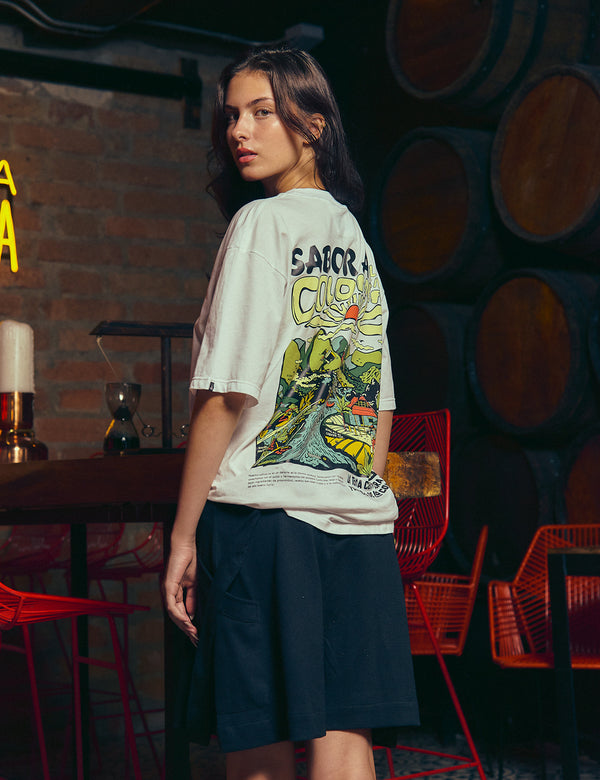 Unisex Raw Colombian Flavor Oversize T-Shirt