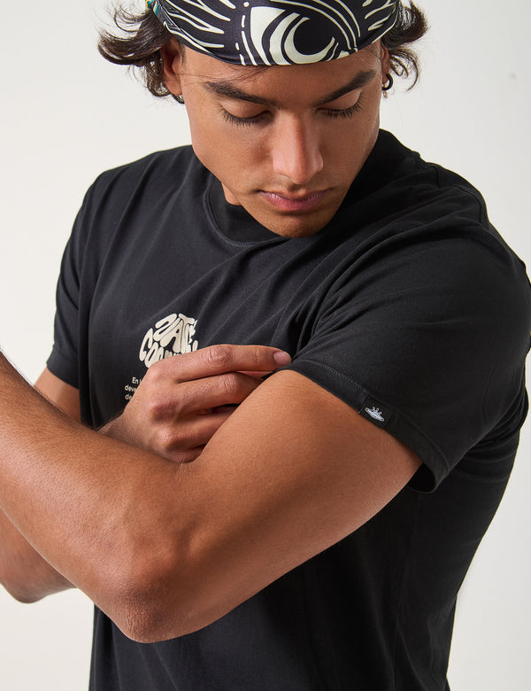 Men's Regular Fit Natural Connection T-shirt in black