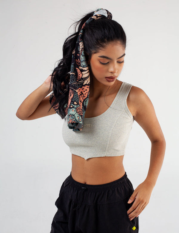 Caribbean Women´s Beige Crop Top