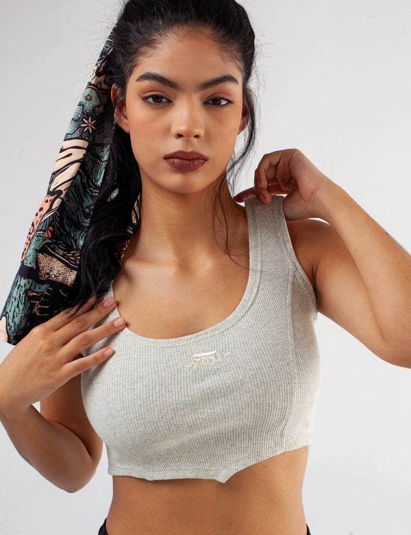 Caribbean Women´s Beige Crop Top