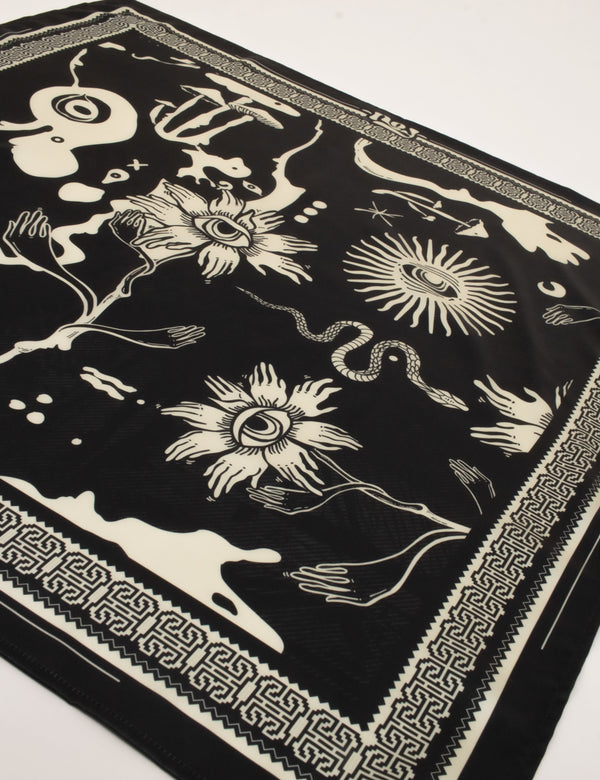 Unisex Black Night Scarf