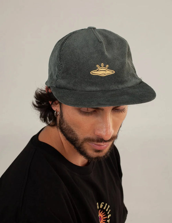 Melted Hat UFO Pine Green Unisex