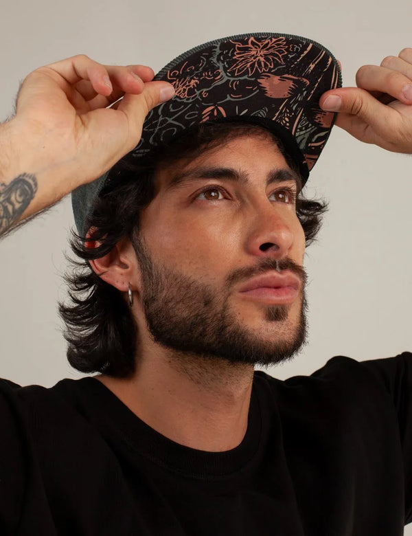 Melted Hat UFO Pine Green Unisex