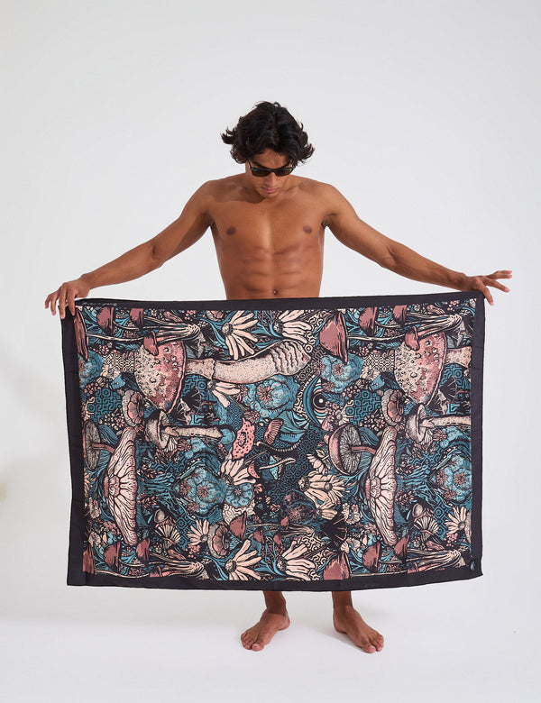 Microfiber Travel Towel 93 x 1.43 Mushroom