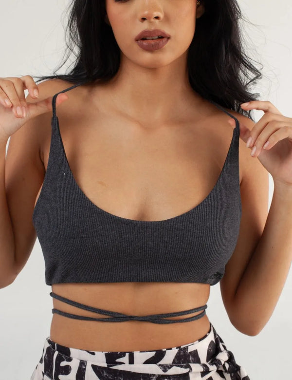 Alma Dark Gray Women Strapless Bra
