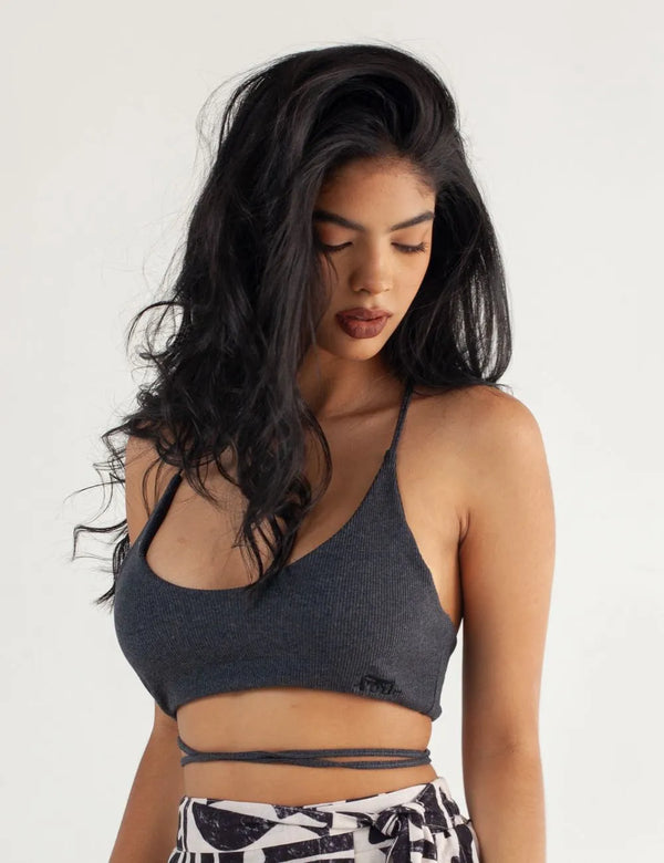 Alma Dark Gray Women Strapless Bra