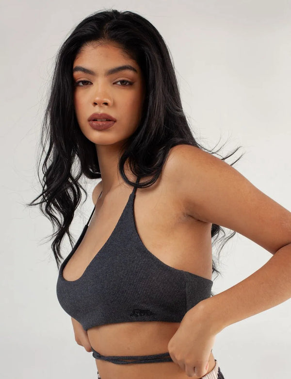 Alma Dark Gray Women Strapless Bra