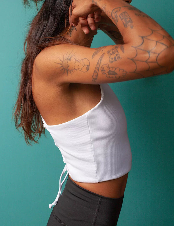 Ambrosia Women´s White Crop Top