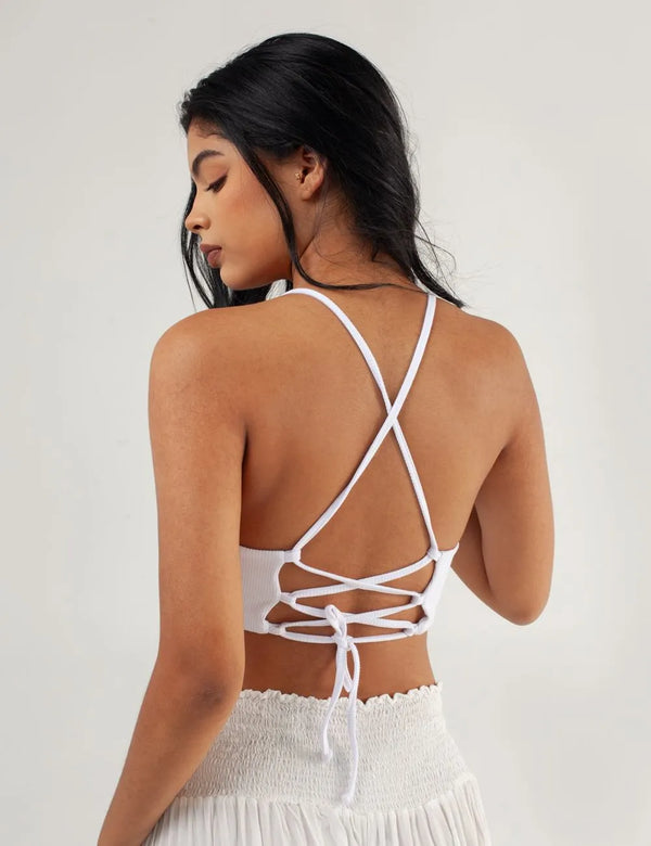 Sierra Madre White Women´s Bra