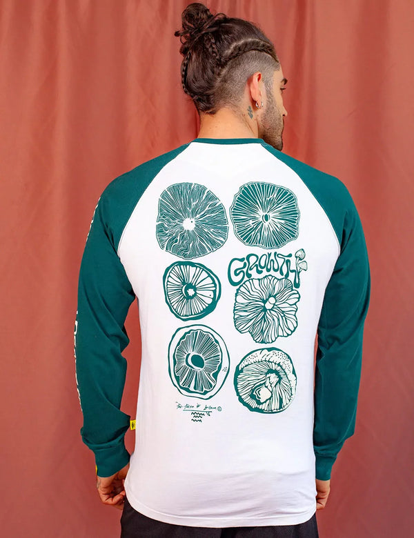 Setas Unisex Raglan Sleeve green Sweatshirt