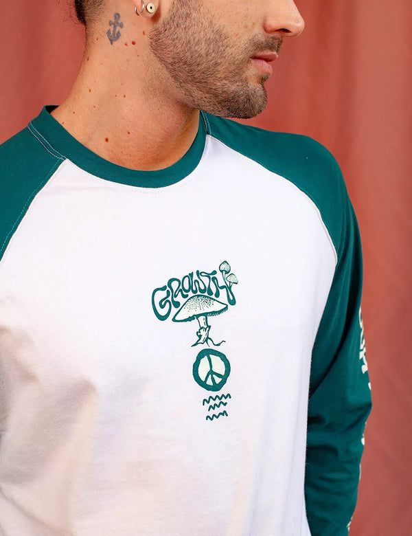 Setas Unisex Raglan Sleeve green Sweatshirt