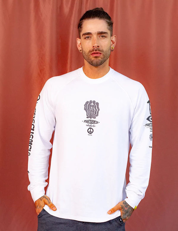 Frequency Unisex Raglan Sleeve Sweatshirt