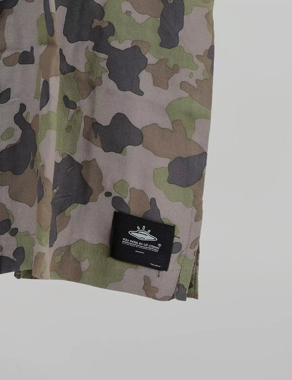 Yowie Men Oversize Military Green Shirt