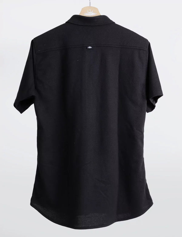 Azabache Men Regular Fit black Shirt