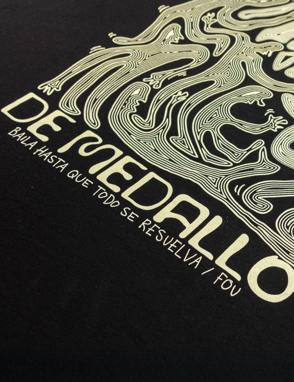 Oversize T-Shirt *Al Ritmo de Medallo* Black Women