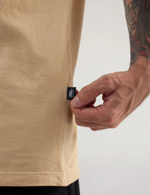 High Frequency Men's Oversized Sand T-Shirt