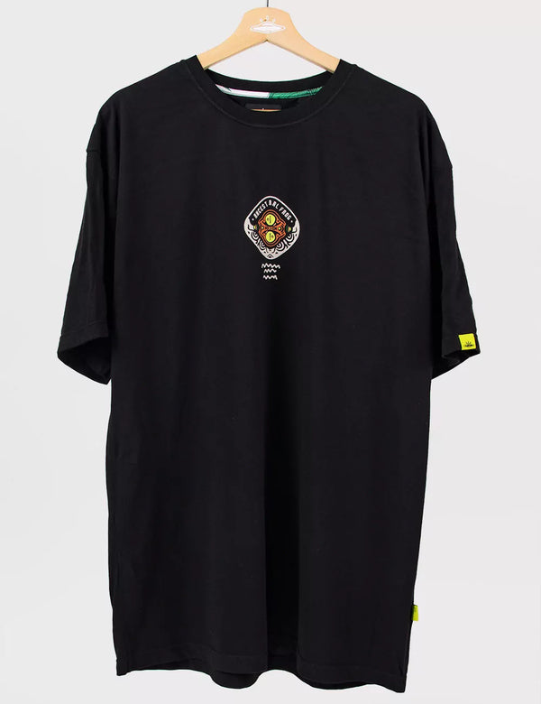 Ancestral Frog Men Oversize black T-shirt