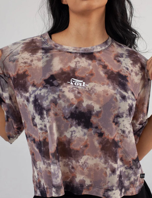 Cosmos Women's Oversized T-Shirt Multicolor