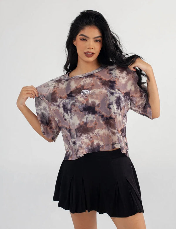 Cosmos Women's Oversized T-Shirt Multicolor