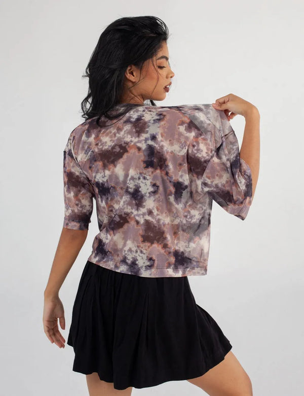 Cosmos Women's Oversized T-Shirt Multicolor