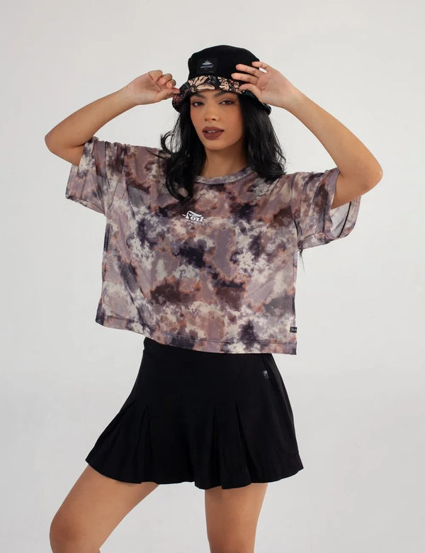 Cosmos Women's Oversized T-Shirt Multicolor