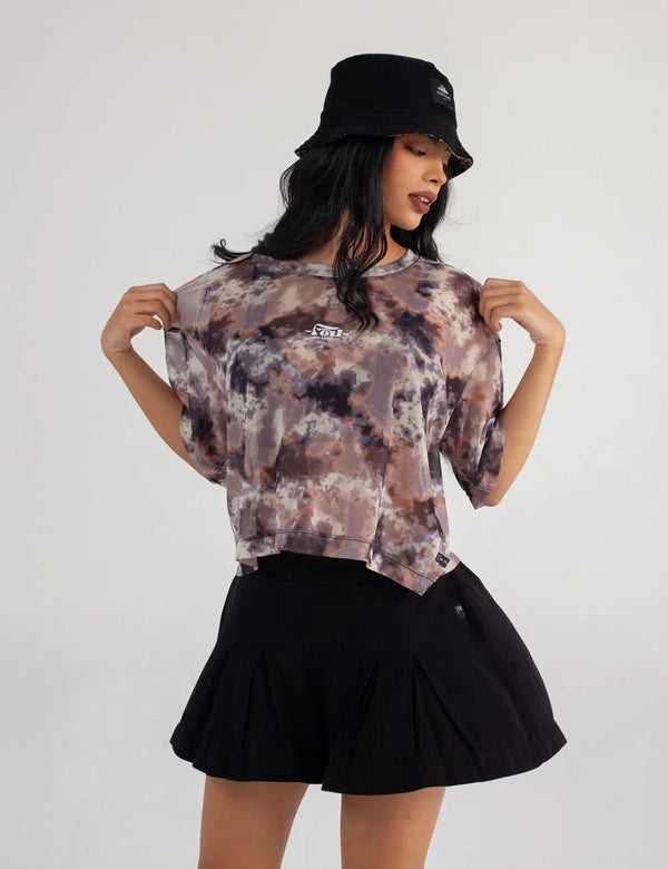 Cosmos Women's Oversized T-Shirt Multicolor