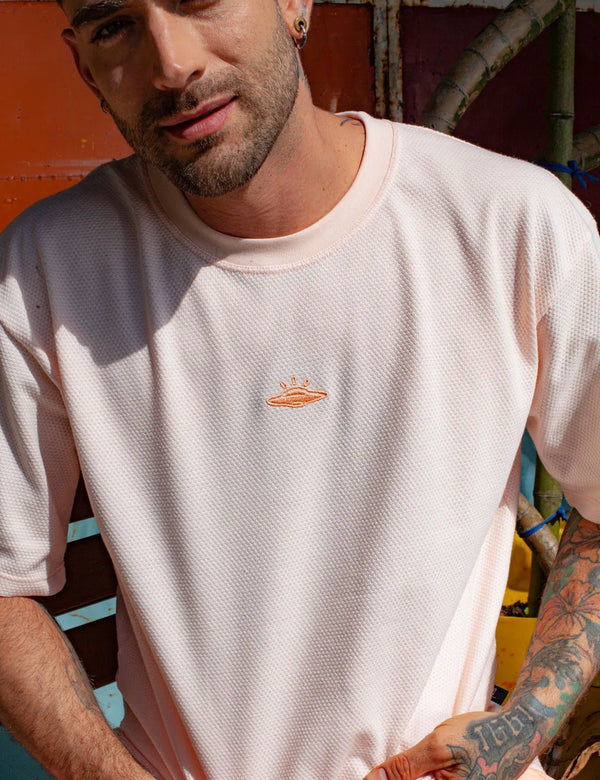 Hawaii Men Oversize pink T-shirt