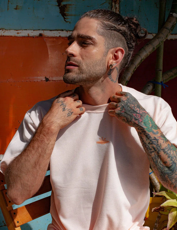 Hawaii Men Oversize pink T-shirt