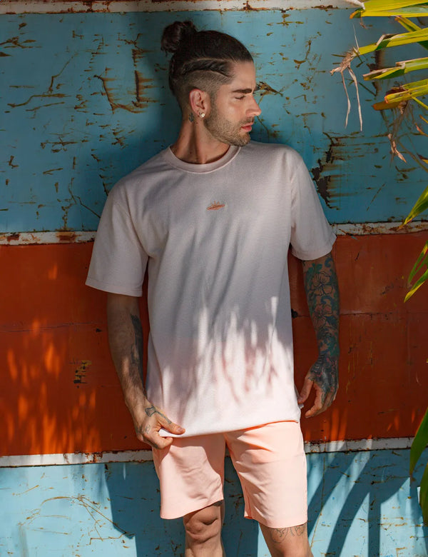 Hawaii Men Oversize pink T-shirt