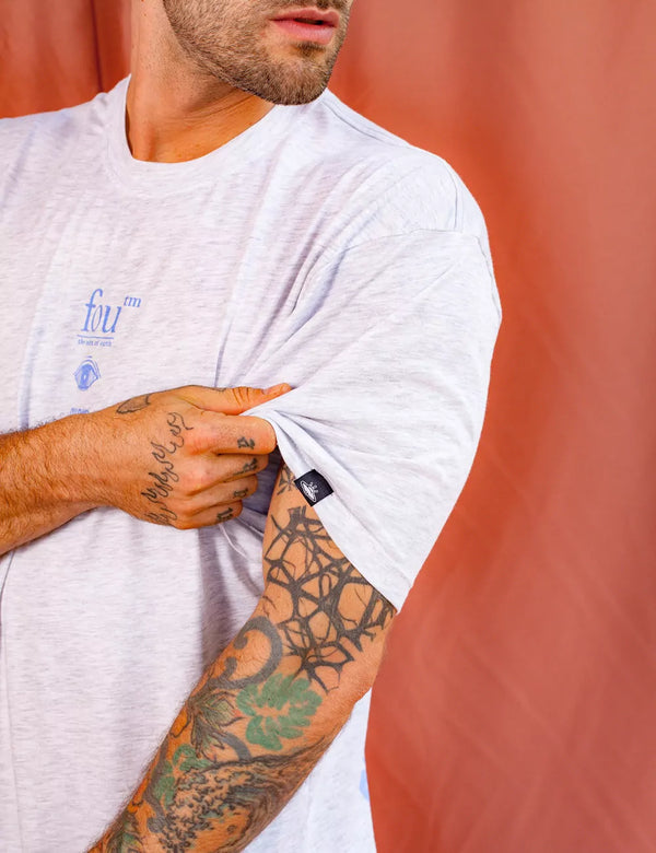 Mudra Men Oversize Jasper Gray T-shirt