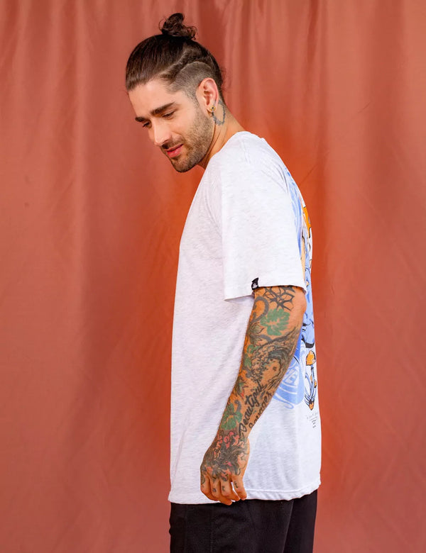 Mudra Men Oversize Jasper Gray T-shirt