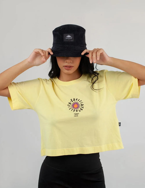 Pacifista Yellow Oversize T-Shirt for Women