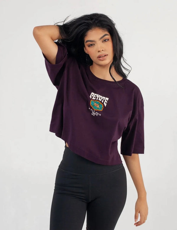 Peyote Women's Purple Oversize T-Shirt