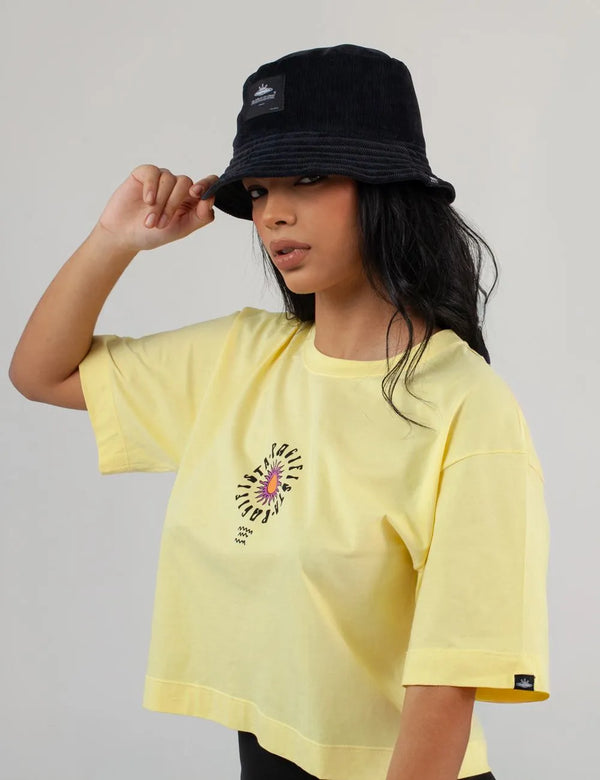 Pacifista Yellow Oversize T-Shirt for Women