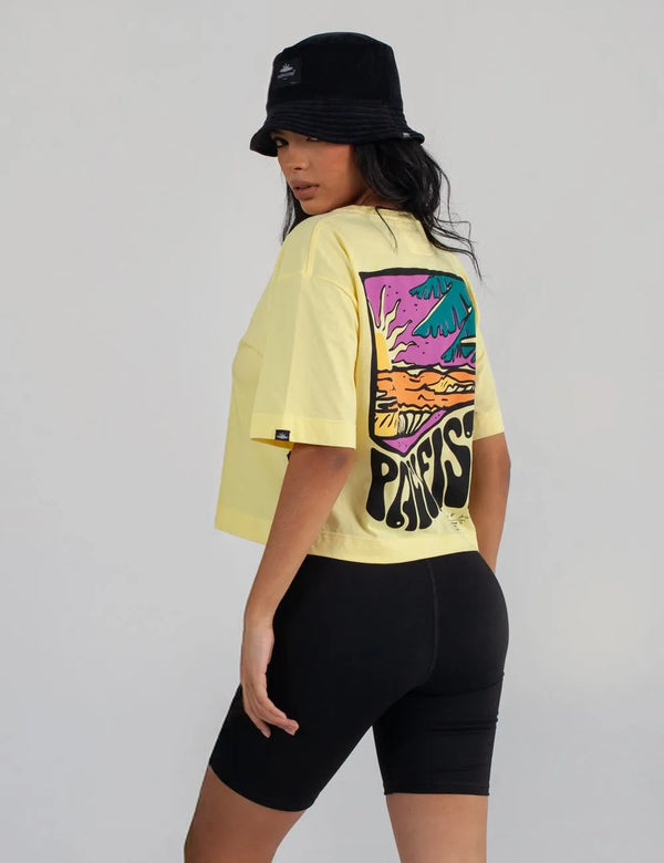Pacifista Yellow Oversize T-Shirt for Women