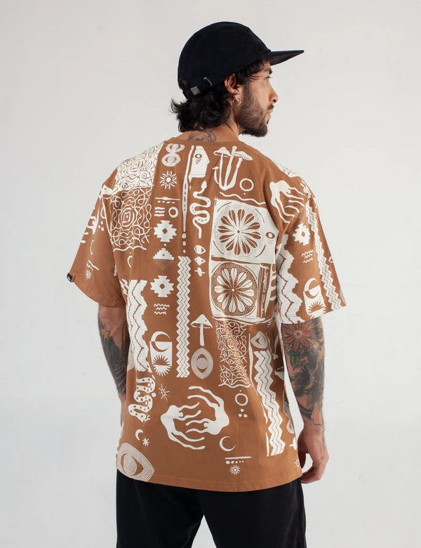 Vurú Tobacco Oversize T-shirt Men