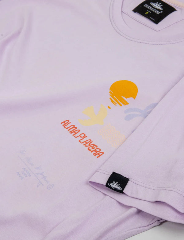 Alma Playera lilac Regular fit Unisex t-shirt