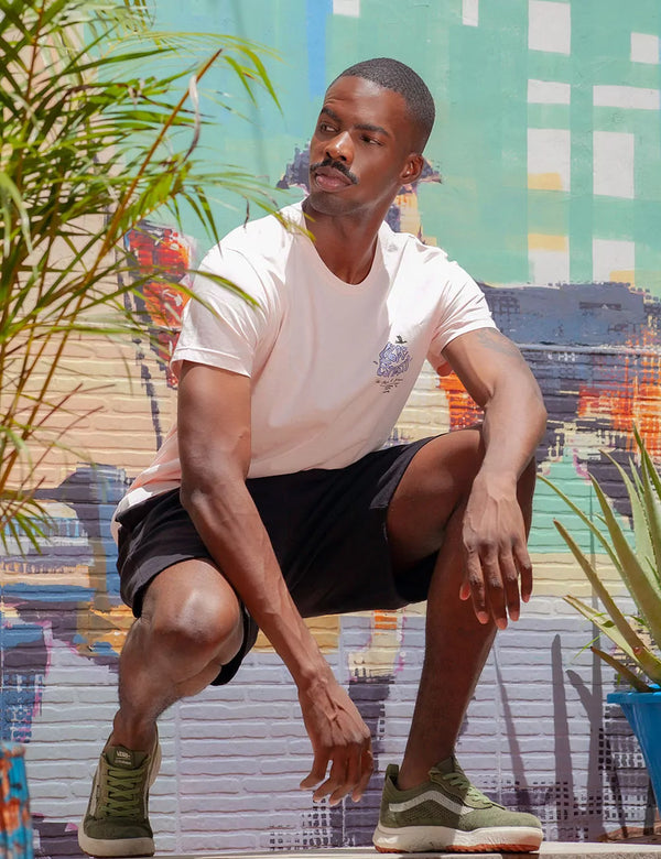 Freedom Men Regular Fit Pink T-Shirt