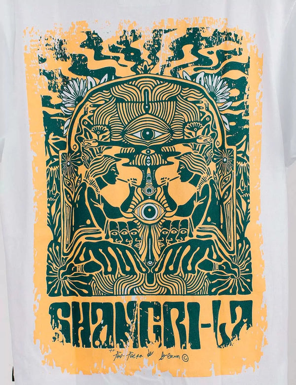 Shangri - LA Men Regular fit white T-shirt