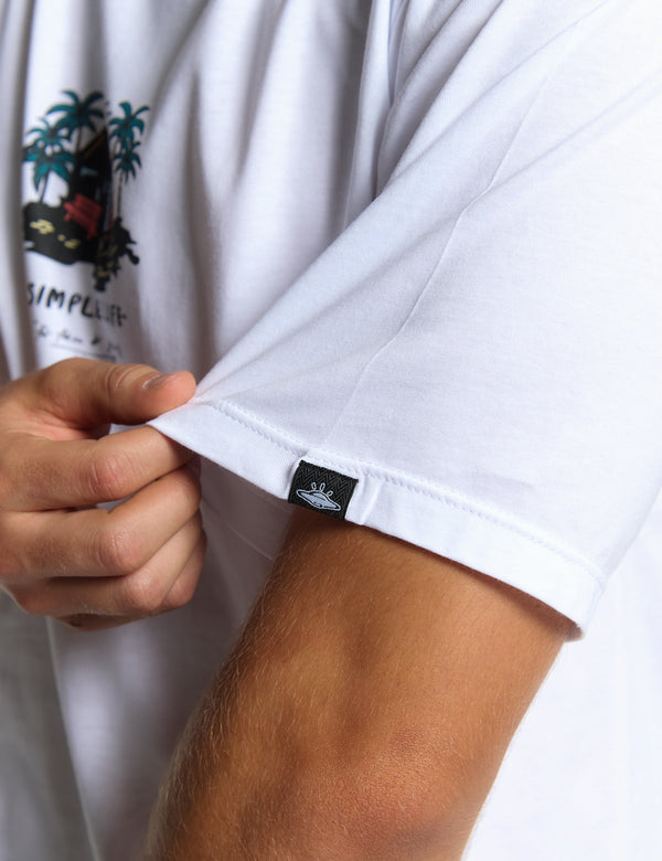 Simple Life Oversize T-shirt White Men